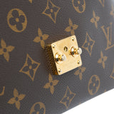 Brown Louis Vuitton Monogram Pochette Metis Satchel