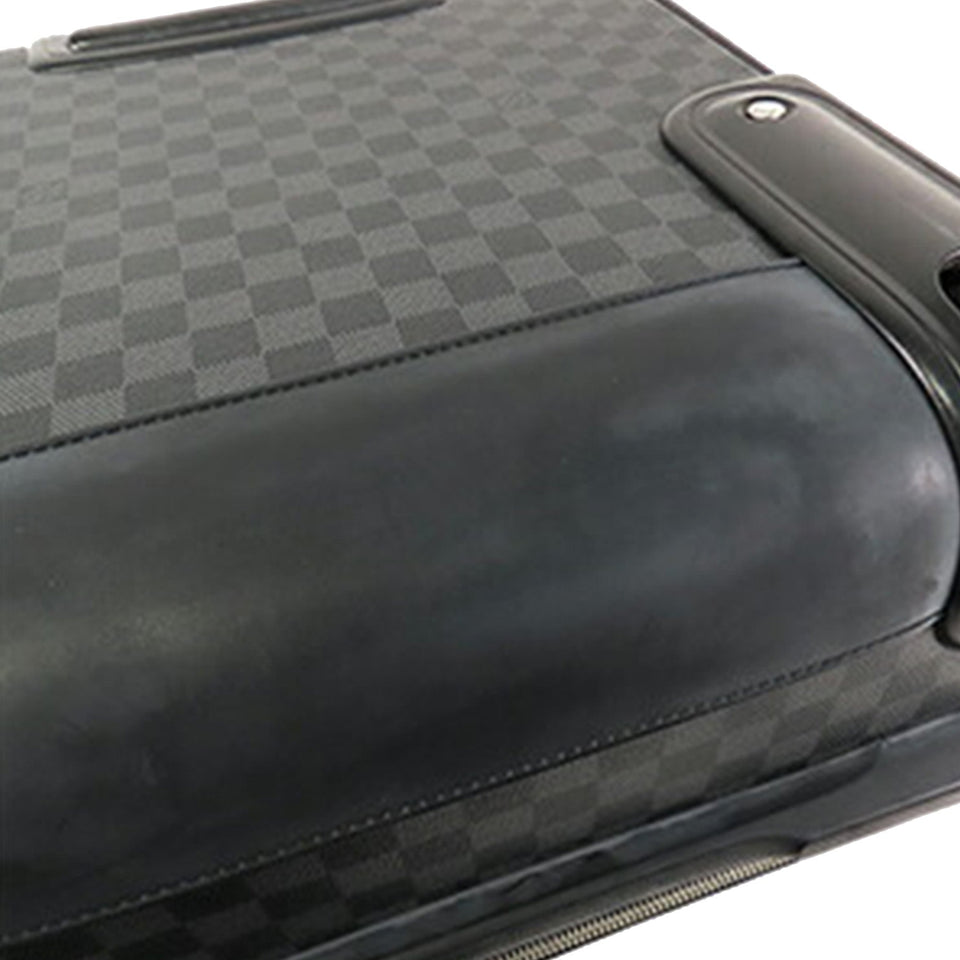 Black Louis Vuitton Damier Graphite Pegase 45 Travel Bag