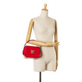 Red Louis Vuitton Monogram Vernis Pasadena Satchel