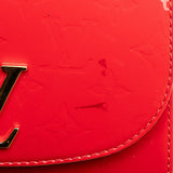 Red Louis Vuitton Monogram Vernis Pasadena Satchel