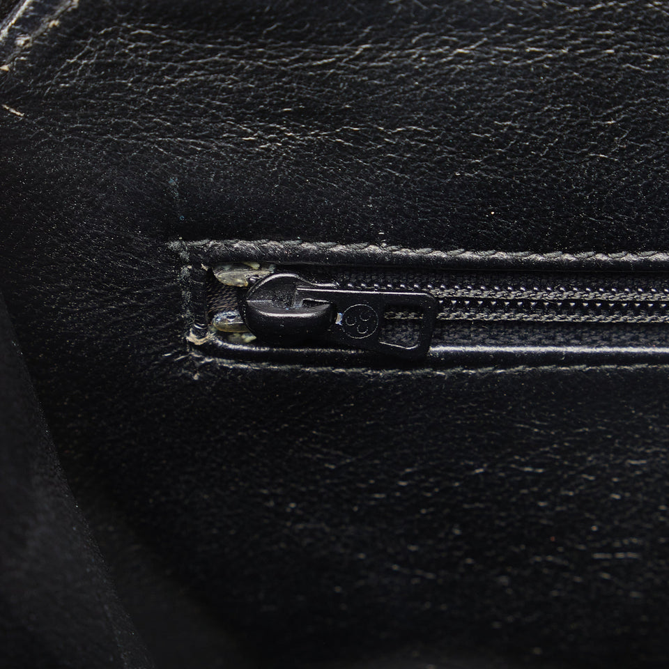 Chanel Shoulder Bag Black Lambskin Gold