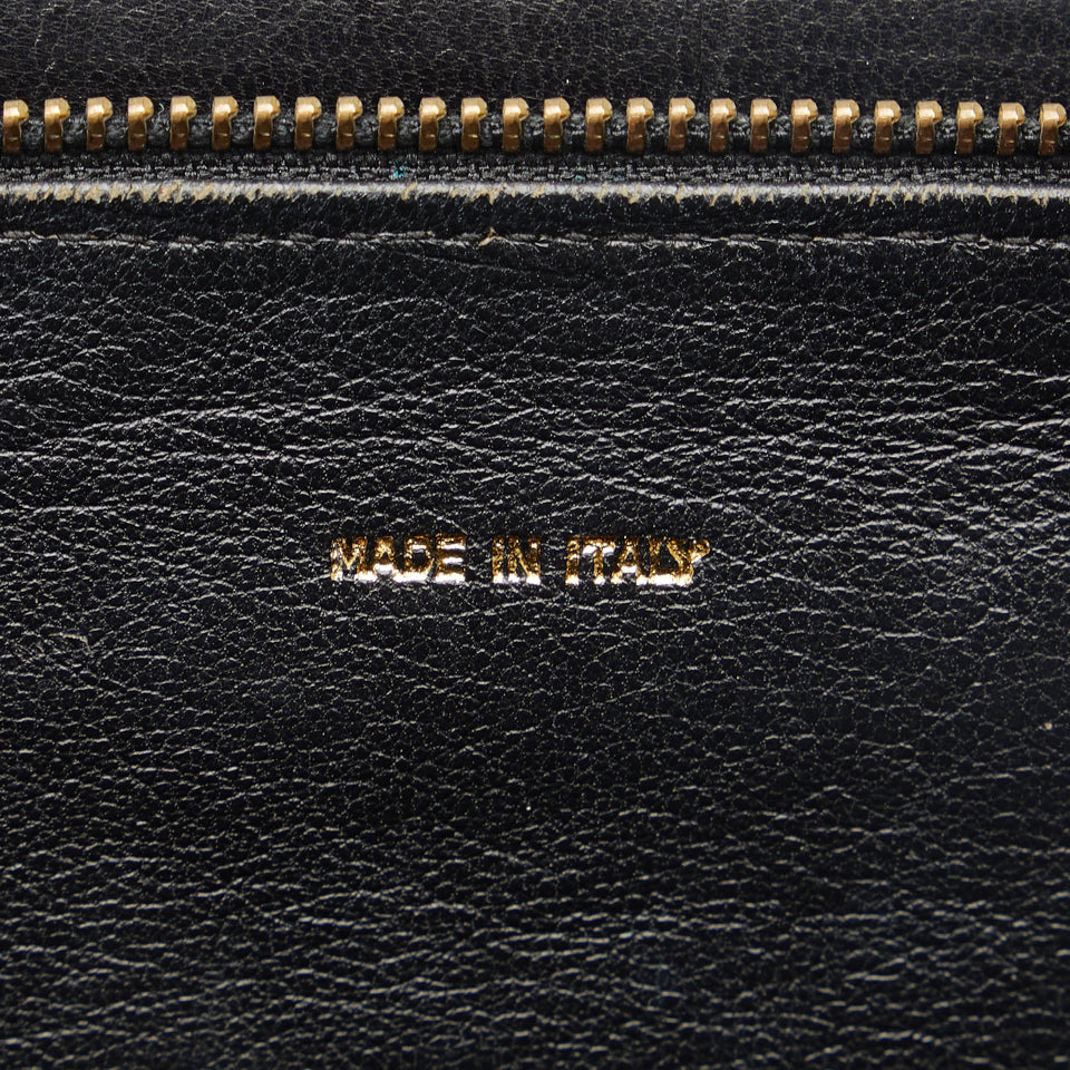 Chanel Shoulder Bag Black Lambskin Gold