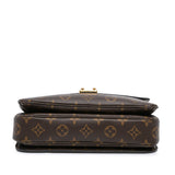 Brown Louis Vuitton Monogram Pochette Metis Satchel