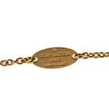 Gold Louis Vuitton Gold Plated Essential V Necklace