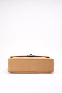 Chanel Jumbo Classic Flap Bag in Caviar Beige Leather