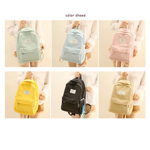 Simple Design Oxford Korea Style Women Backpack  Girls Leisure Bag School Student Book Teenager Useful Travel