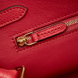 Louis Vuitton Milla PM Red Veau Nuage