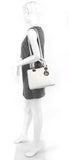 Lady Dior Medium Lambskin Handbag with Strap