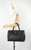 Chanel Cerf Executive Caviar Leather Tote Bag