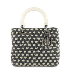 Lady Dior Tweed Handbag