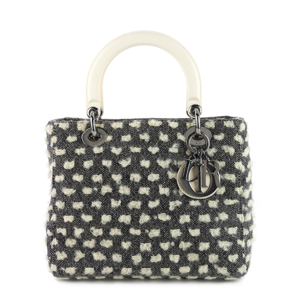 Lady Dior Tweed Handbag