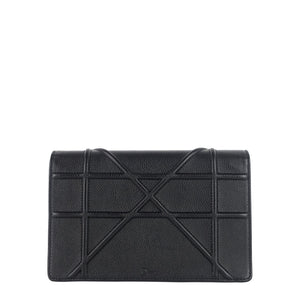 Diorama Wallet on Chain Calfskin Leather Bag