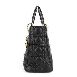 Lady Dior Medium Cannage Lambskin Bag