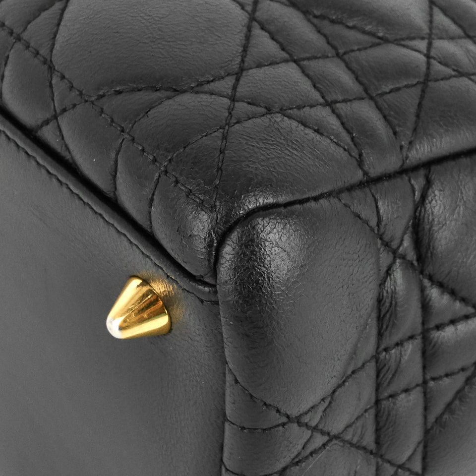 Lady Dior Medium Cannage Lambskin Bag