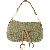 Double Saddle Diorissimo Canvas Bag