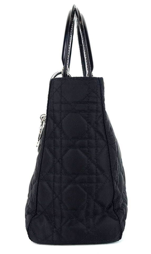 Lady Dior Medium Cannage Nylon Bag