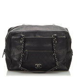 Chanel Dark Brown Leather Pocket in the City Shoulder Bag