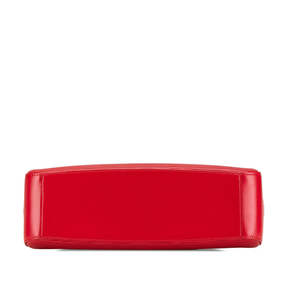 Red Louis Vuitton Epi Jasmine Handbag