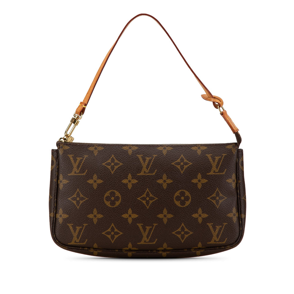 Brown Louis Vuitton Monogram Pochette Accessoires Shoulder Bag