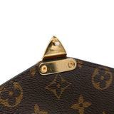 Brown Louis Vuitton Monogram Pochette Metis Satchel