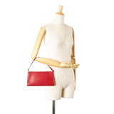 Red Louis Vuitton Epi Pochette Accessoires Shoulder Bag
