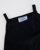 Prada Black Wool and Cashmere Crop Top Size IT 38 (UK 6)