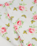 Prada Baby Blue Silk Floral High-Rise Pants Size IT 44 (UK 12)