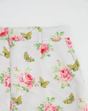 Prada Baby Blue Silk Floral High-Rise Pants Size IT 44 (UK 12)