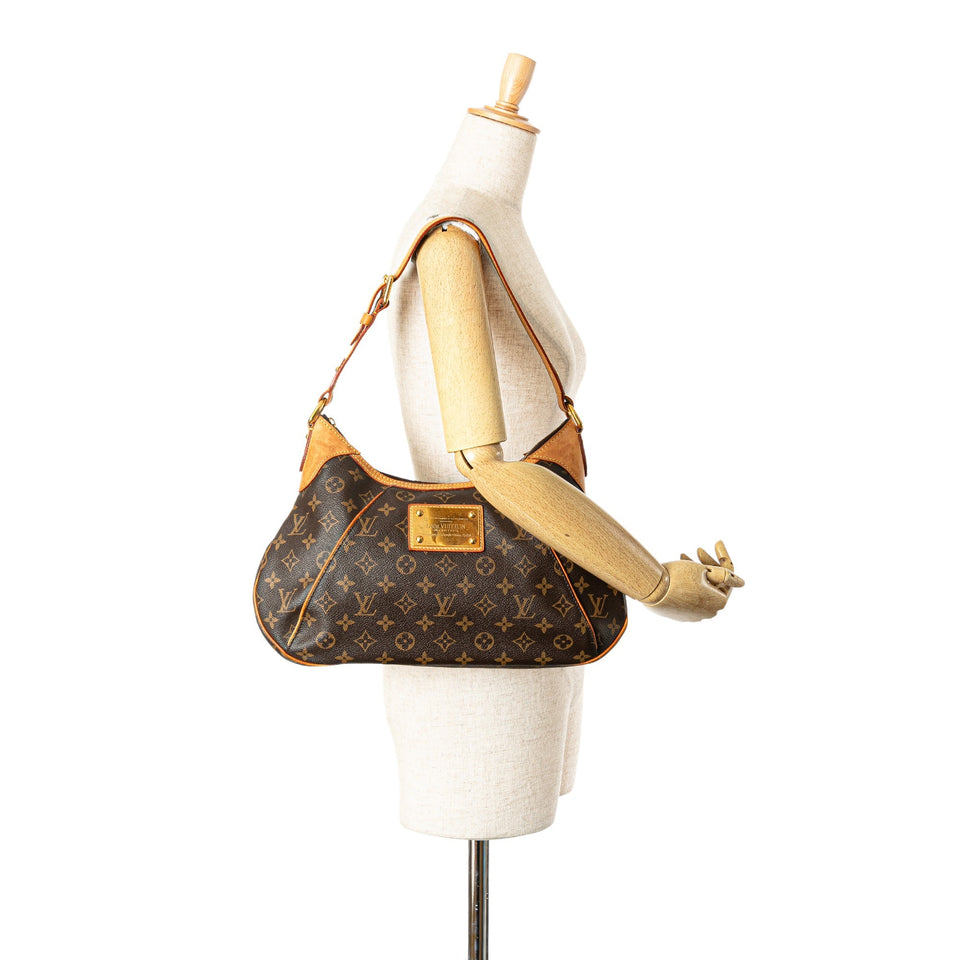 Brown Louis Vuitton Monogram Thames GM Shoulder Bag