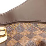 Brown Louis Vuitton Damier Ebene Sistina MM Shoulder Bag