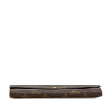 Brown Louis Vuitton Monogram Sarah Long Wallet
