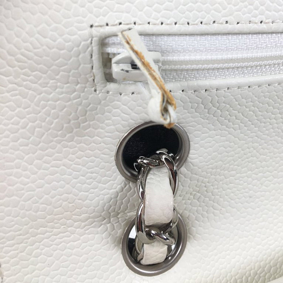 CHANEL Medium Classic Caviar Double Flap Bag