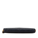 Blue Louis Vuitton Monogram Empreinte Zippy Long Wallet