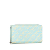 Blue Louis Vuitton Monogram Empreinte Summer Stardust Zippy Wallet