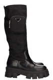 PRADA Monolith High Boots Nylon Black