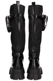 PRADA Monolith High Boots Nylon Black