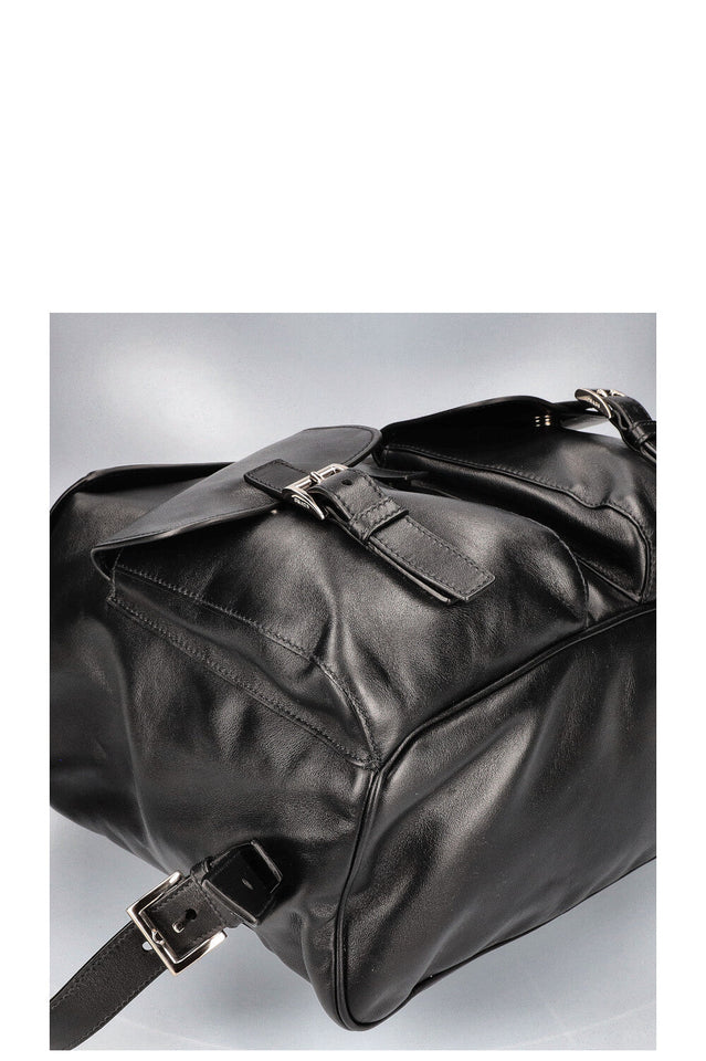 PRADA Backpack Leather Black