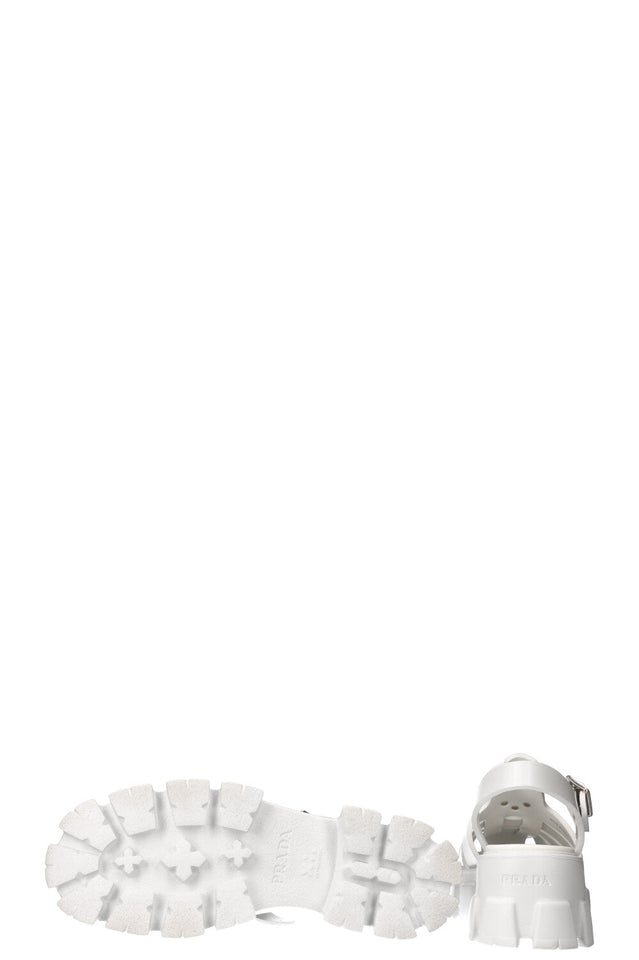 PRADA Foam Rubber Sandals White