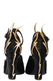 PRADA Thunder Heels Suede Black