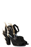 PRADA Thunder Heels Suede Black