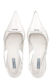 PRADA Slingback Heels White