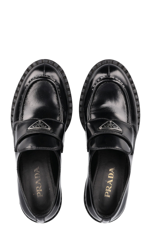 PRADA Flats Patent Black