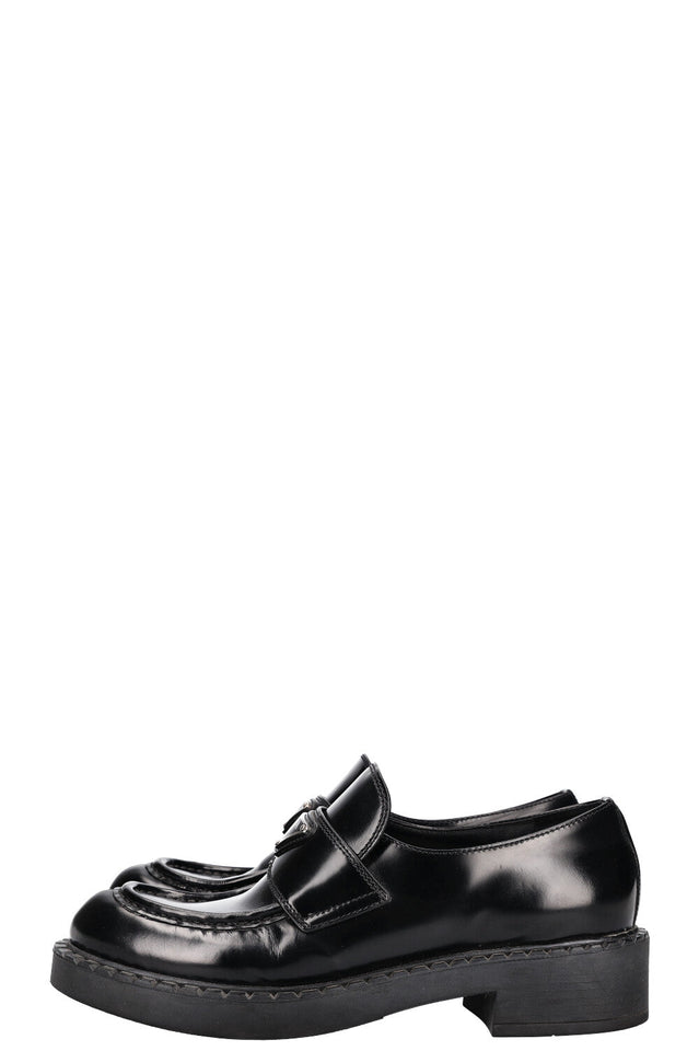 PRADA Flats Patent Black