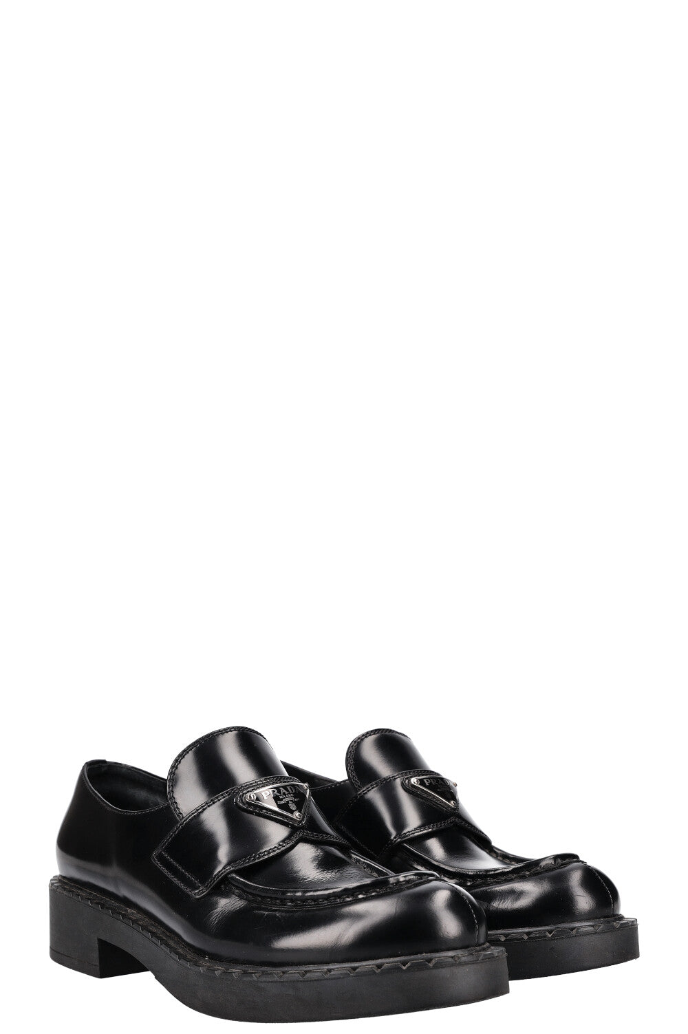PRADA Flats Patent Black
