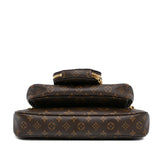 Brown Louis Vuitton Monogram Multi Pochette Accessoires Satchel