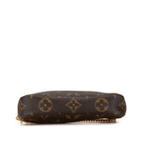 Brown Louis Vuitton Monogram Mini Pochette Accessoires Handbag