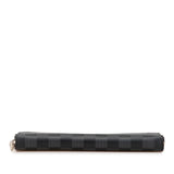 Black Louis Vuitton Damier Graphite Zippy Organizer Wallet