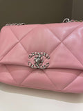 Chanel 19 Flap Bag Pink Lambskin