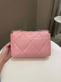 Chanel 19 Flap Bag Pink Lambskin