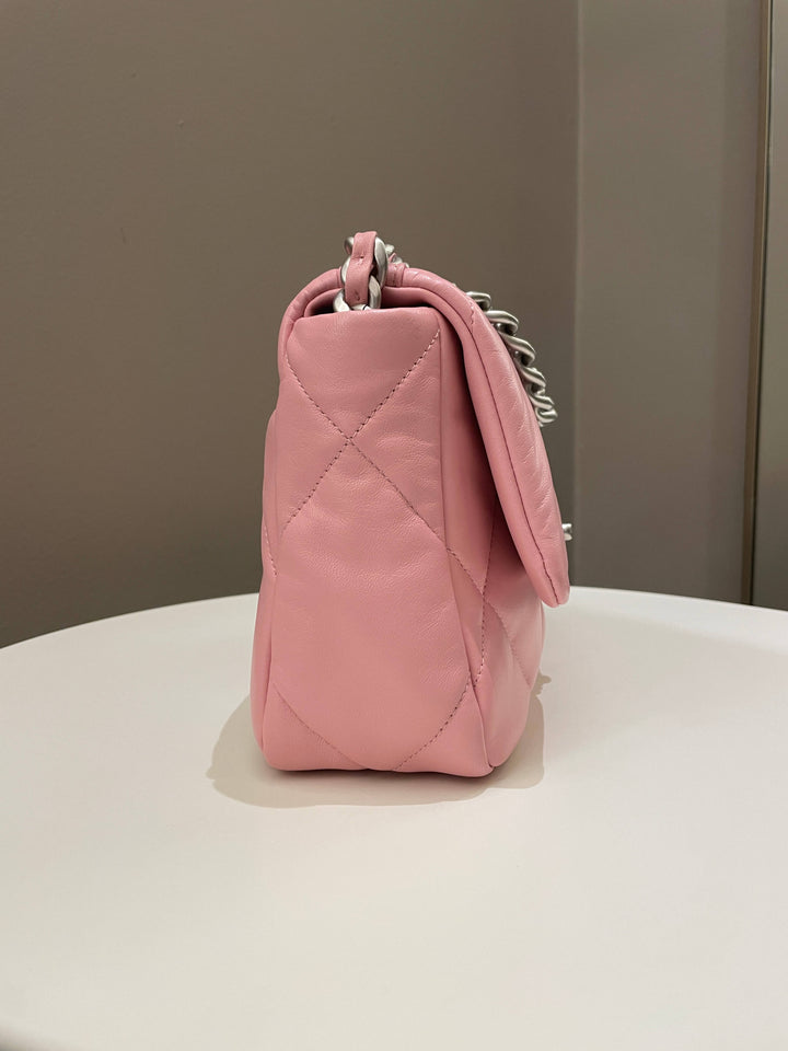 Chanel 19 Flap Bag Pink Lambskin